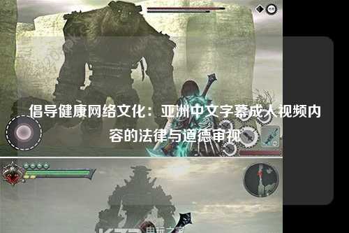 倡导健康网络文化：亚洲中文字幕成人视频内容的法律与道德审视
